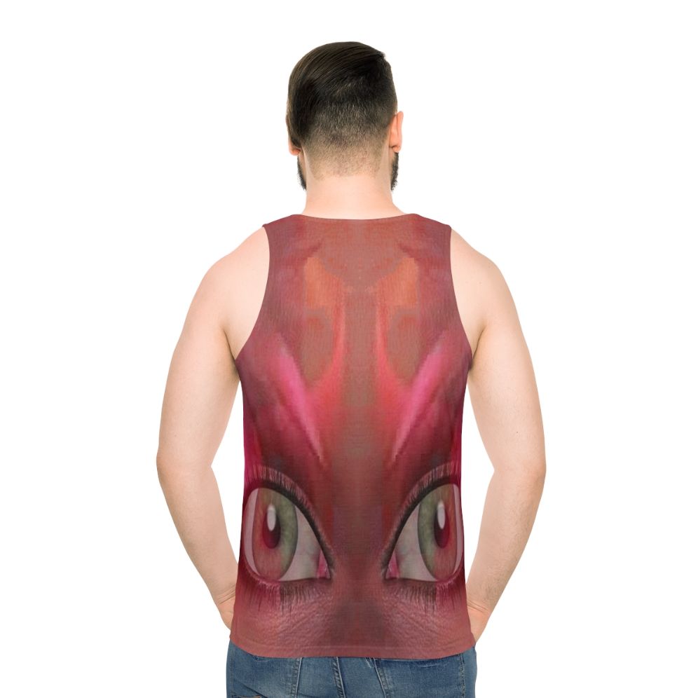 Psychedelic abstract unisex tank top