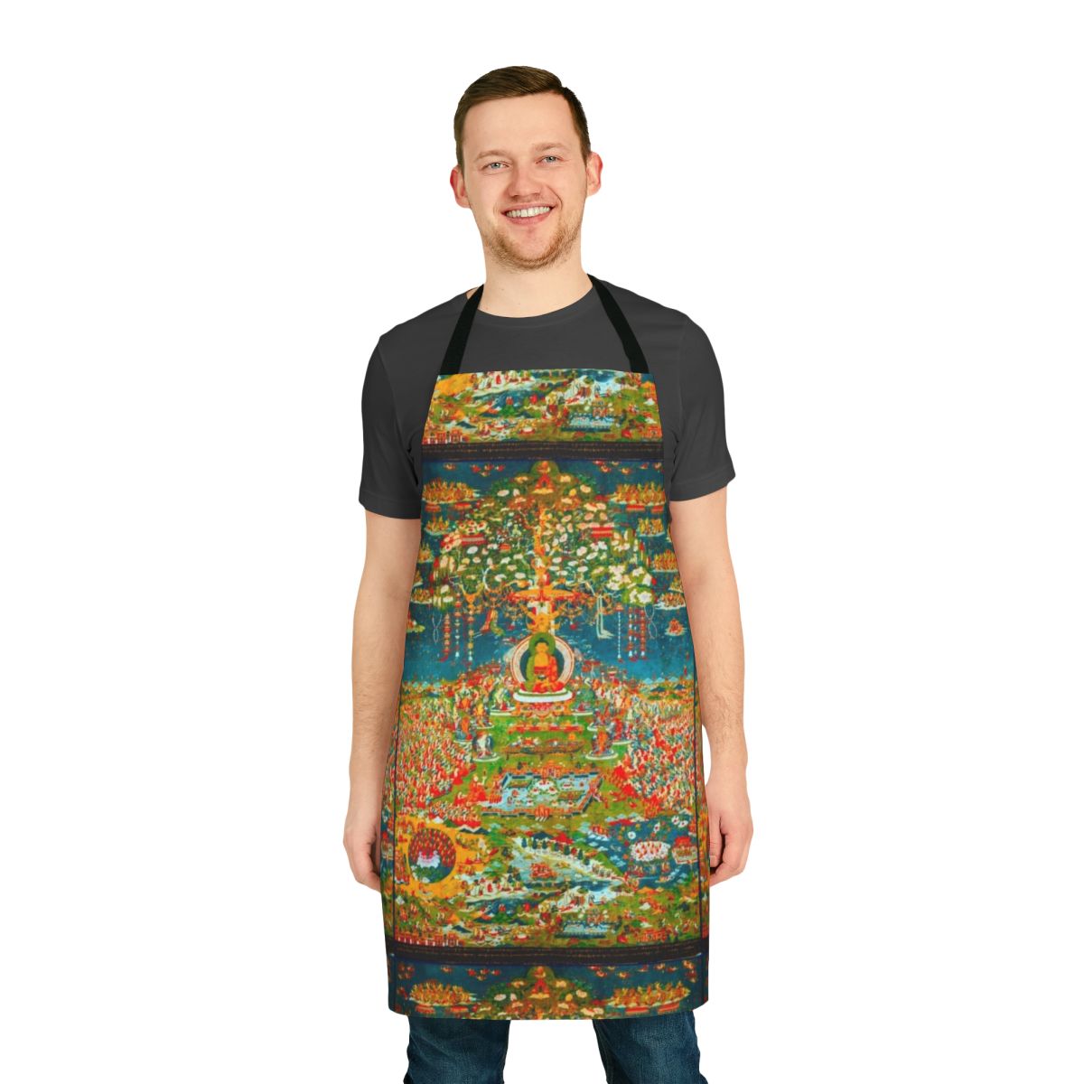 Amityaus Buddha Psychedelic Art Apron