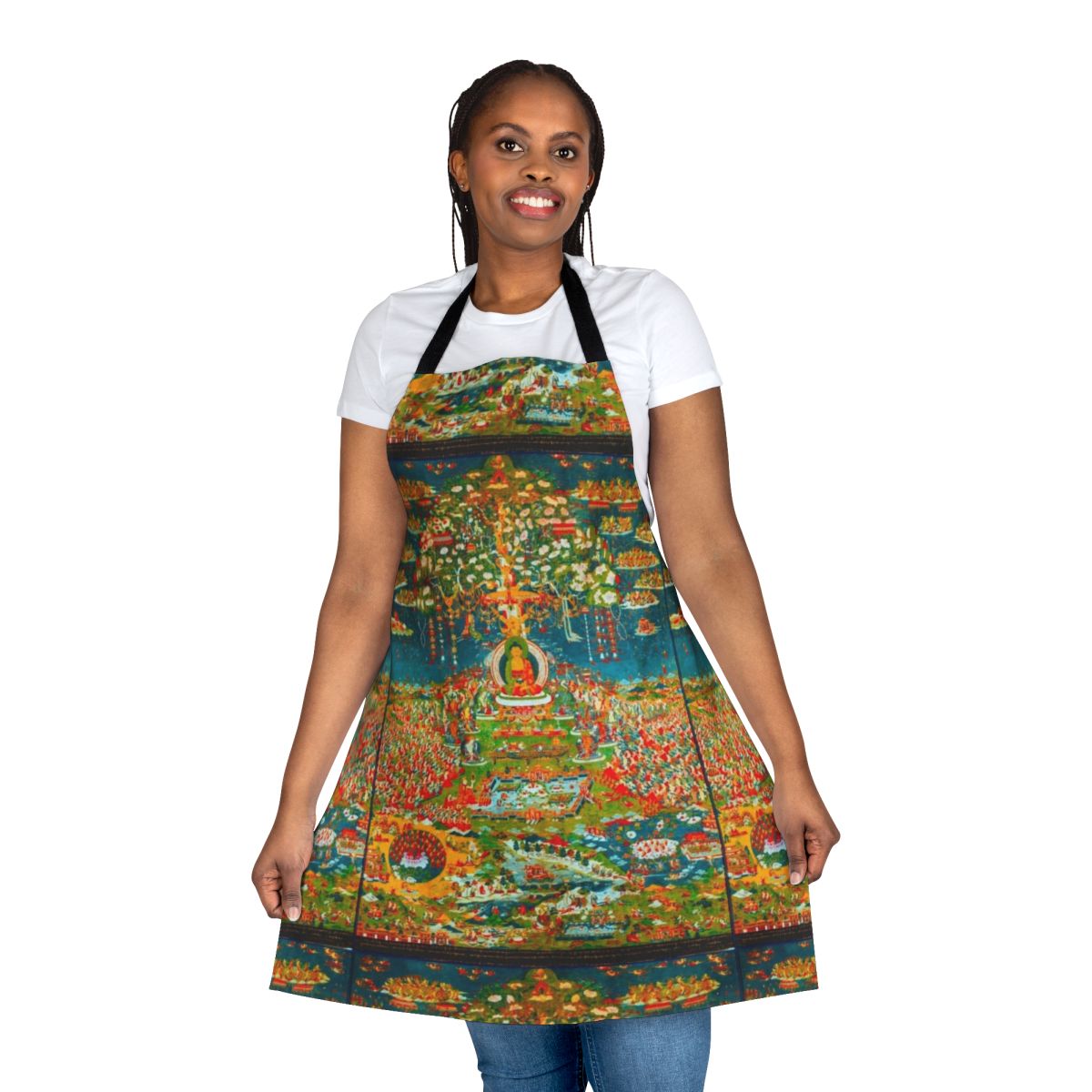 Amityaus Buddha Psychedelic Art Apron