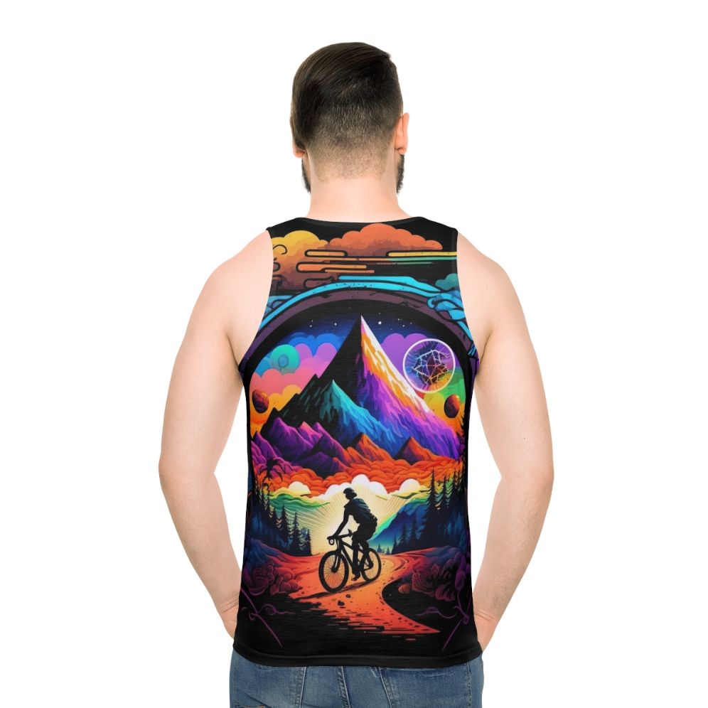 Psychedelic art colorful tank top