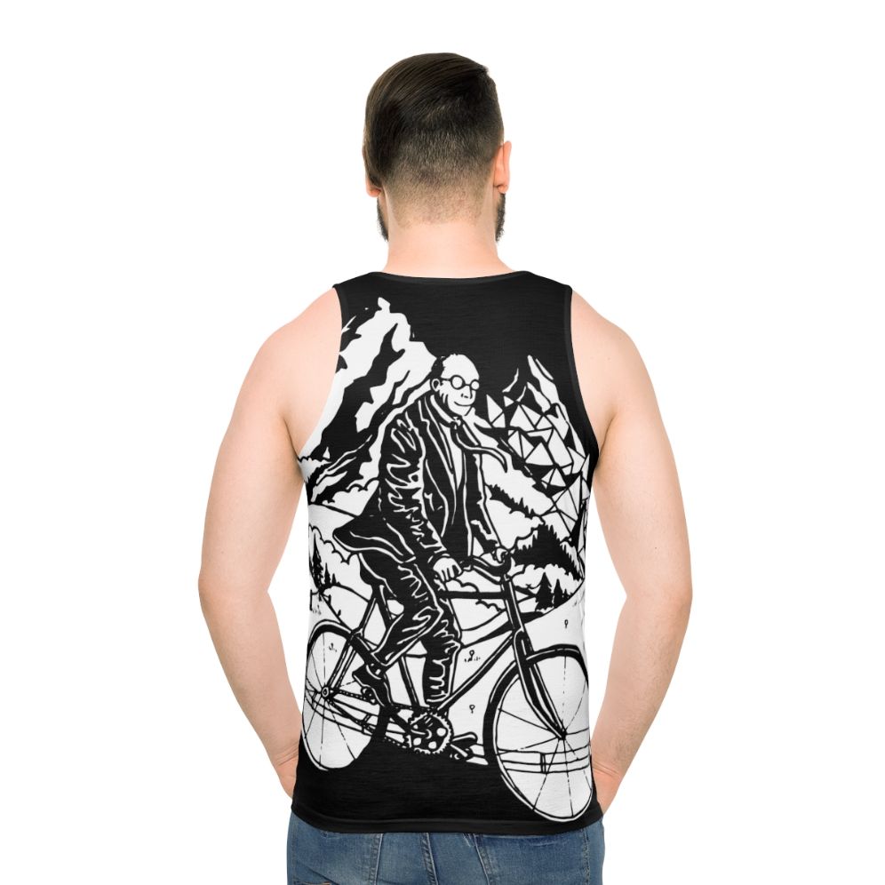 Psychedelic art bicycle day 1943 unisex tank top