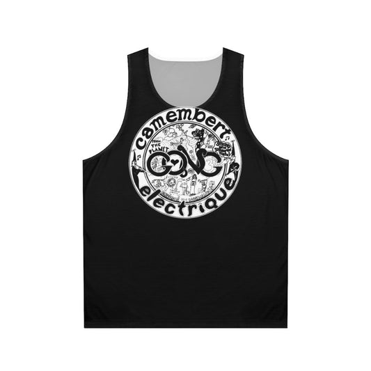 Psychedelic Camembert Electrique unisex tank top