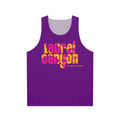 Psychedelic flower unisex tank top