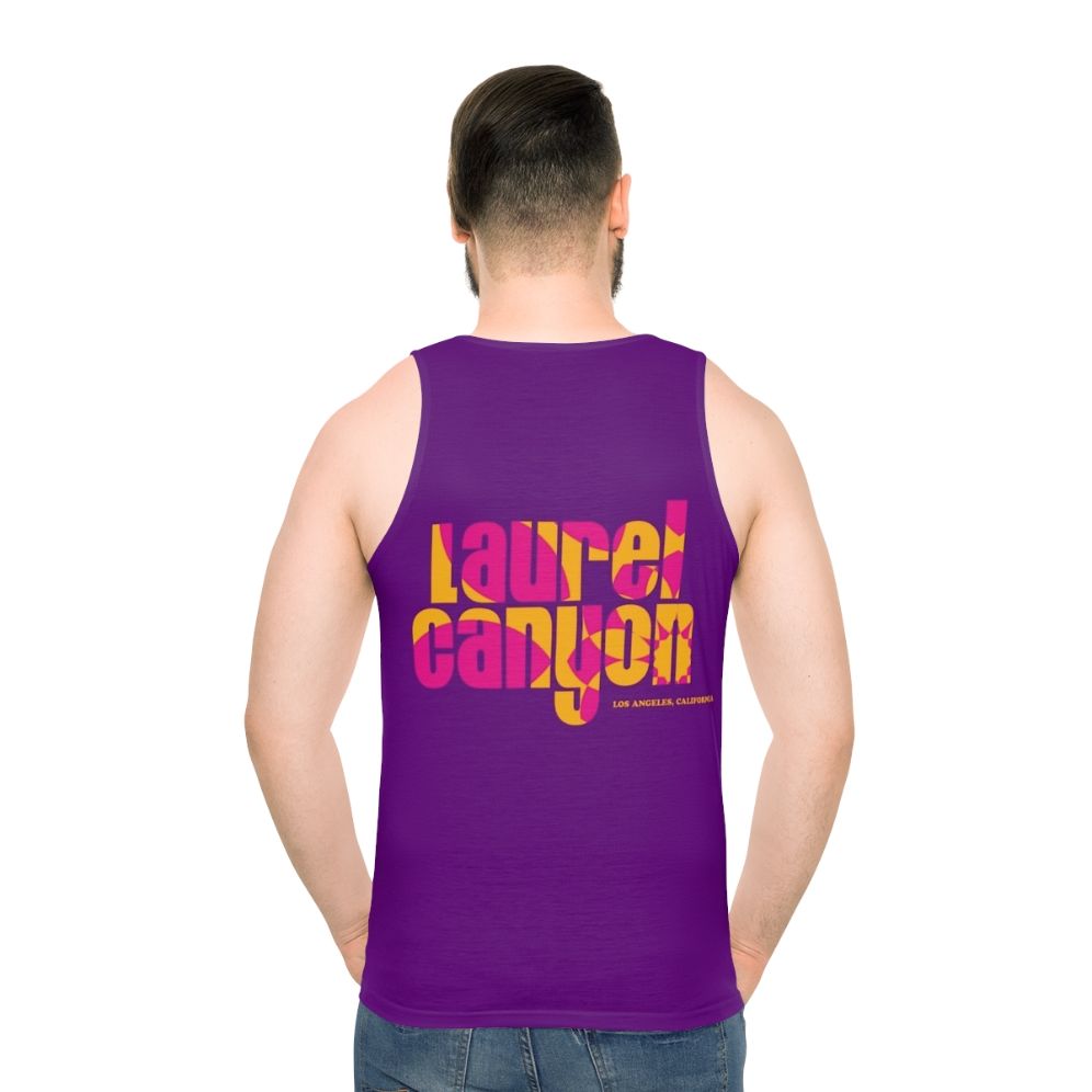 Psychedelic flower unisex tank top