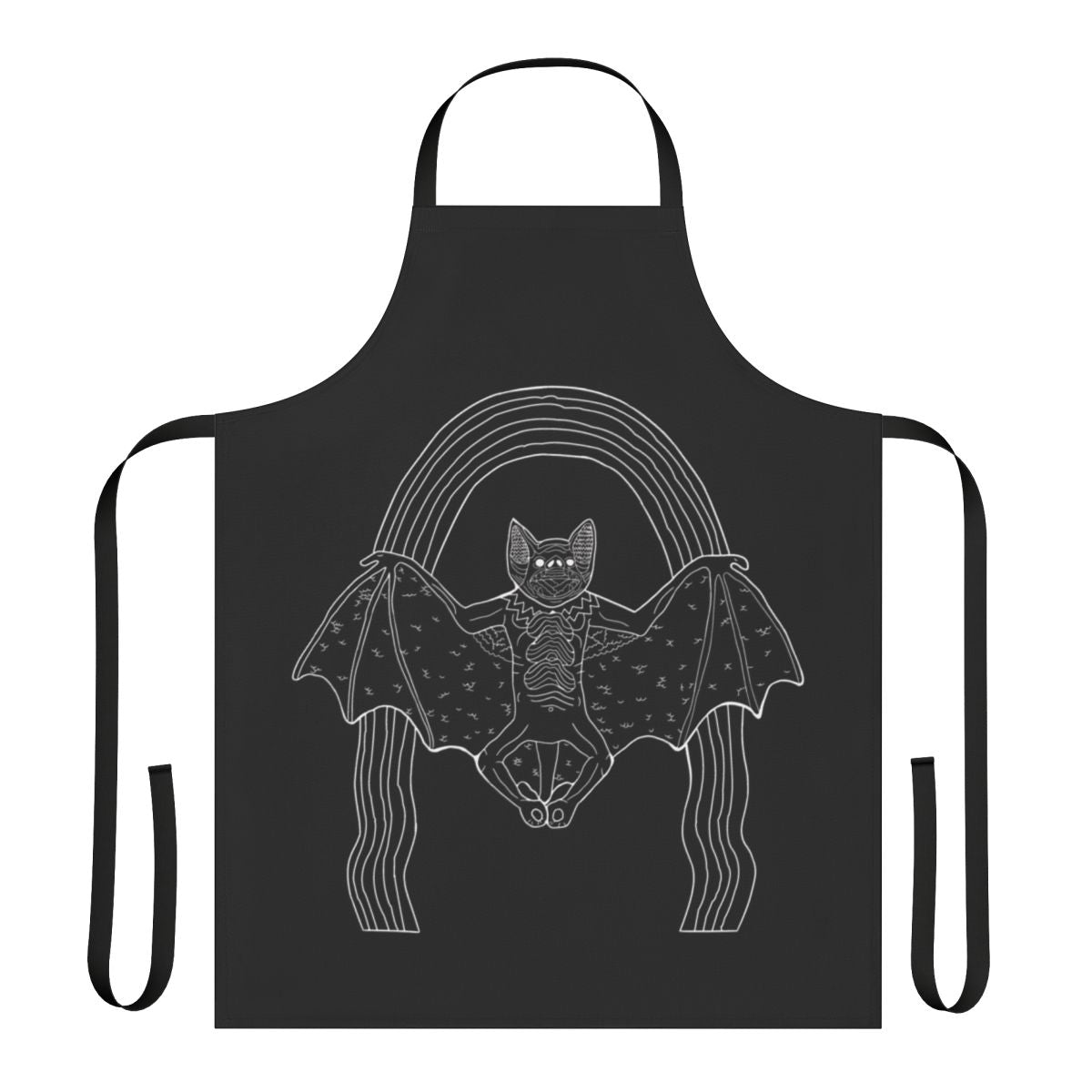 Psychedelic and Grunge Inspired Apron with Thee Oh Sees and King Gizzard Artwork