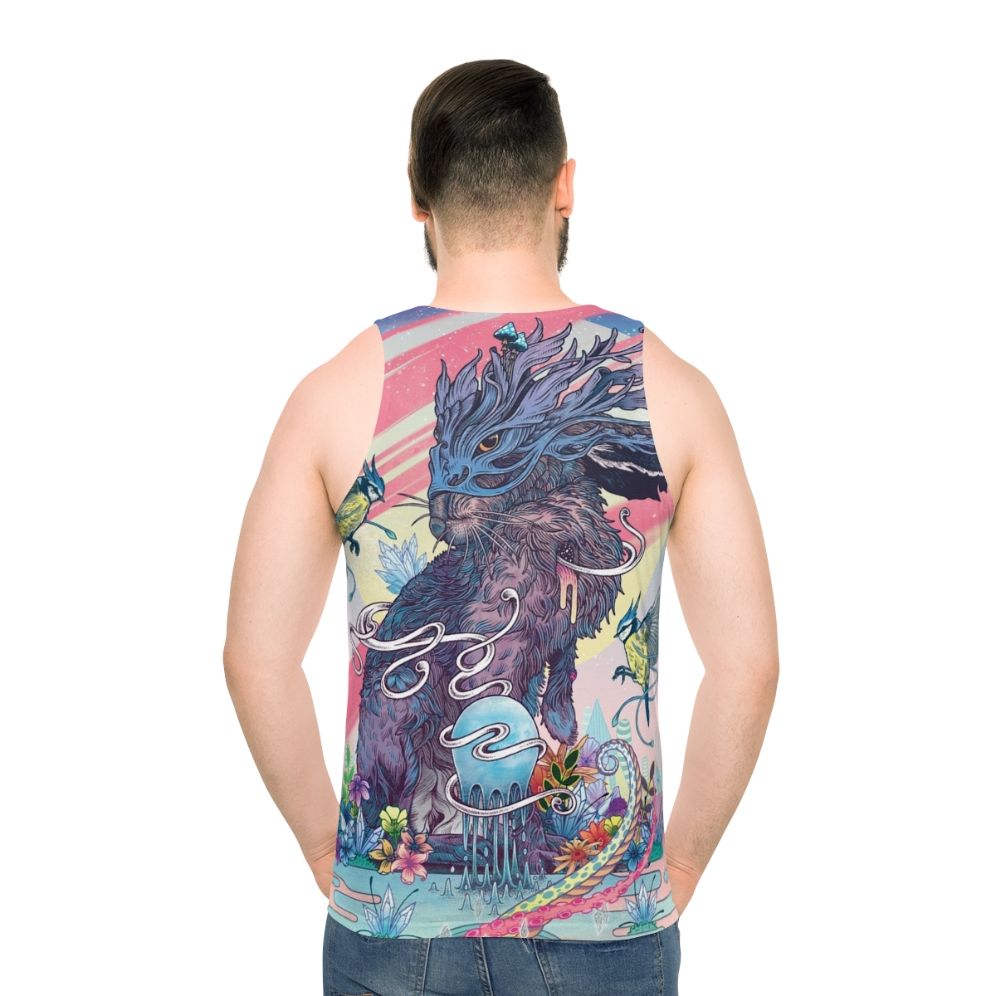 Psychedelic Jackalope Unisex Tank Top