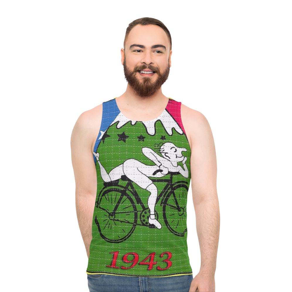 Psychedelic LSD Bicycle Day Unisex Tank Top