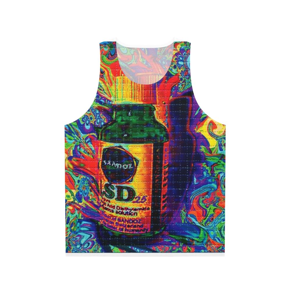 Psychedelic LSD Blotter Art Unisex Tank Top