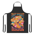 Vibrant and trippy mushroom-themed apron perfect for festivals and music events
