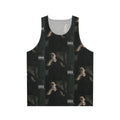 Psychedelic music glitch album cover unisex tank top