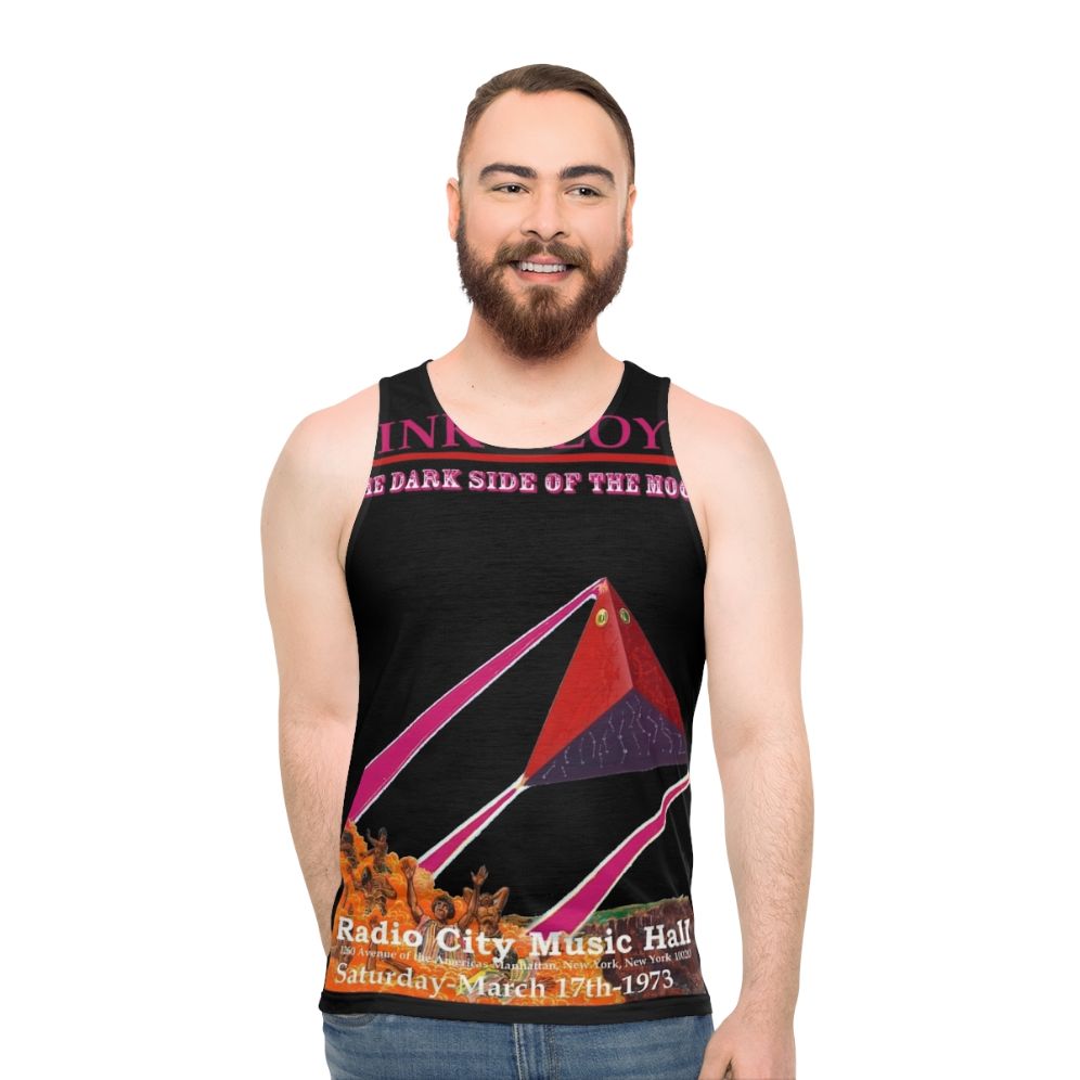 Psychedelic Pink Floyd Abstract Band Tank Top