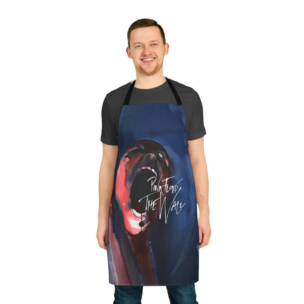 Stylish apron featuring a psychedelic interpretation of the iconic Pink Floyd album cover art