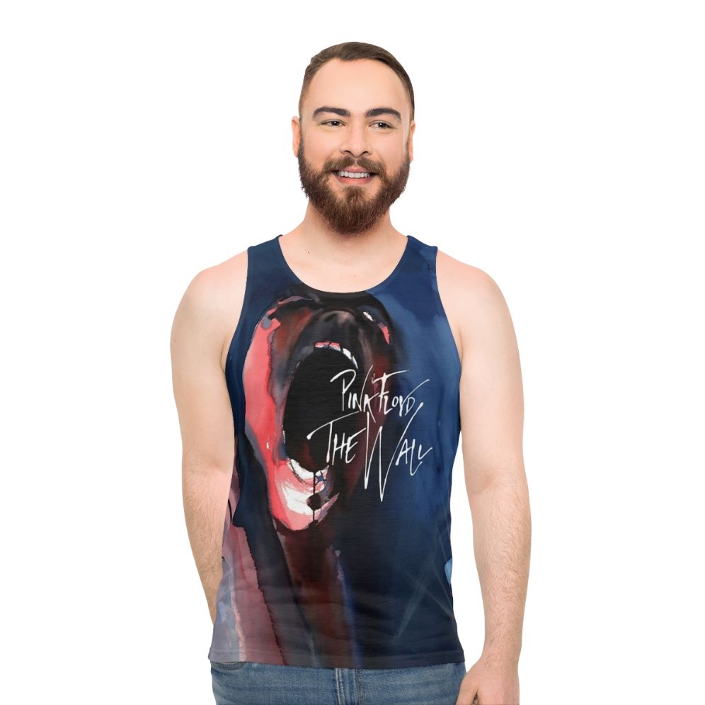 Psychedelic Pink Scream Unisex Tank Top