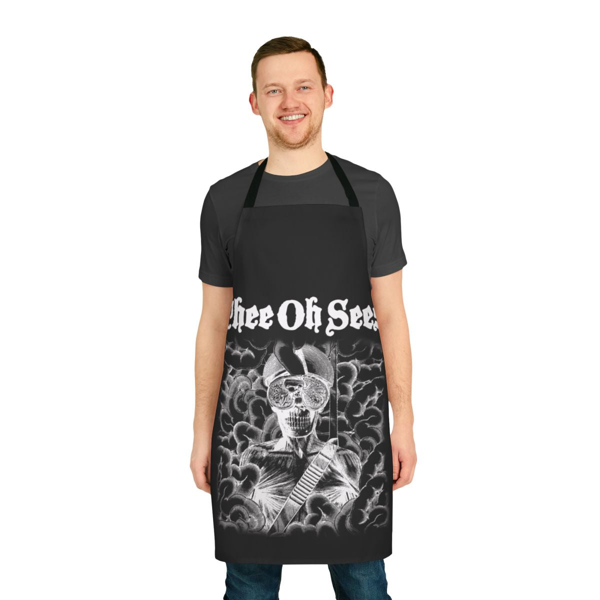 Psychedelic Rock Apron Featuring Thee Oh Sees' "Carrion Crawler" Artwork