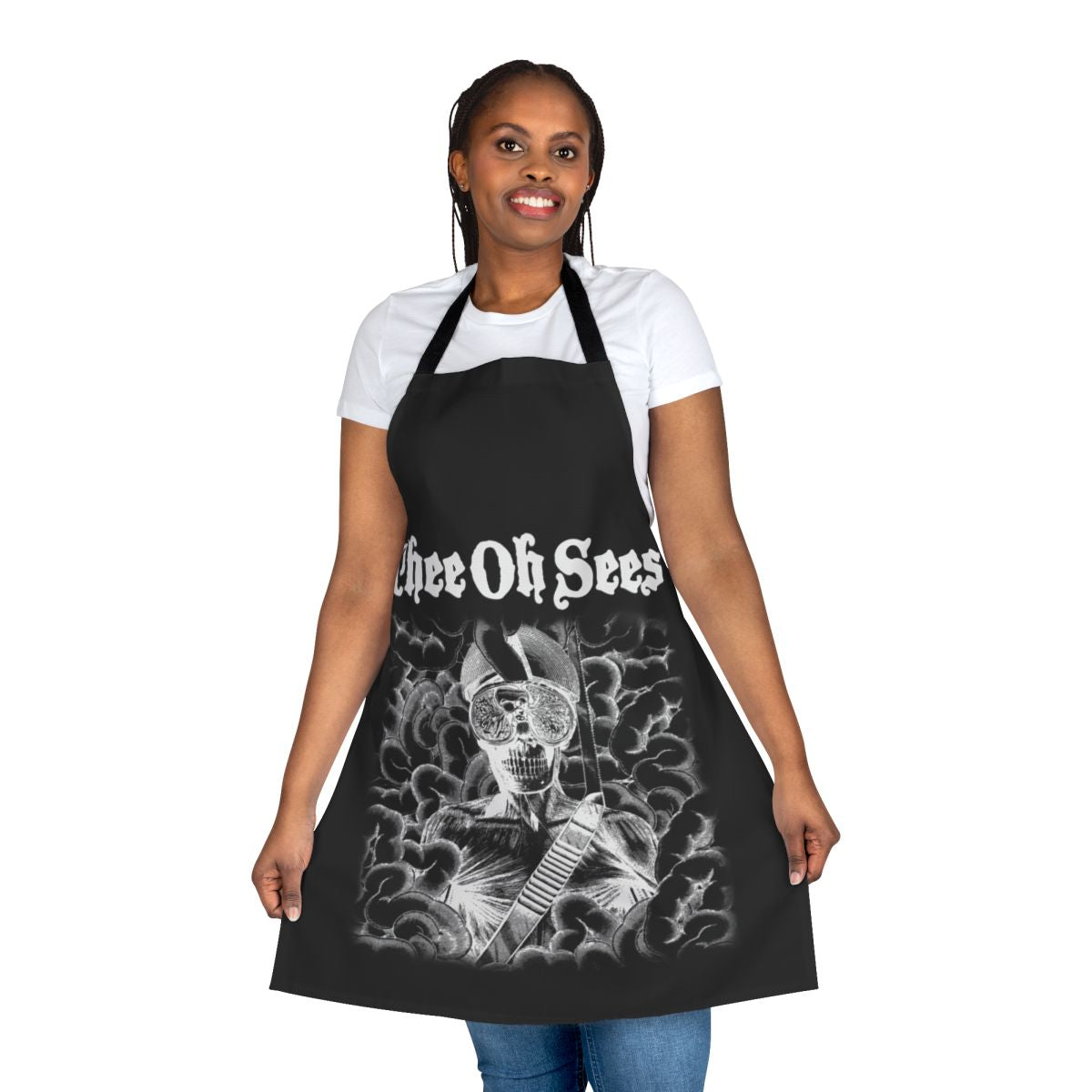Psychedelic Rock Apron Featuring Thee Oh Sees' "Carrion Crawler" Artwork