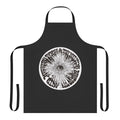 Apron featuring psychedelic rock-inspired design
