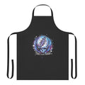 A colorful apron featuring a psychedelic design of stars and space, perfect for Grateful Dead fans