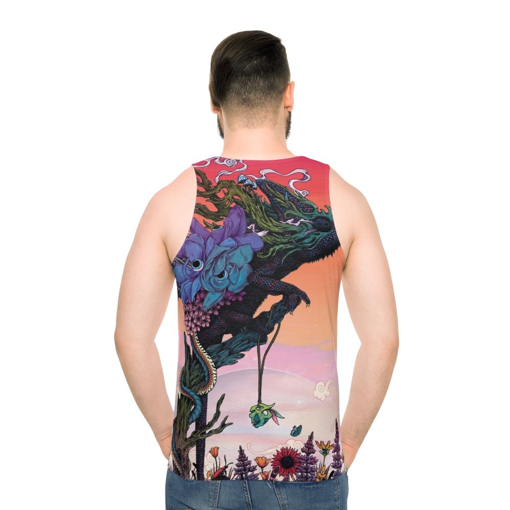 Psychedelic surreal trippy unisex tank top