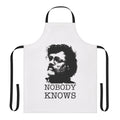 Psychedelic Terence Mckenna inspired apron with trippy mushroom and quote design