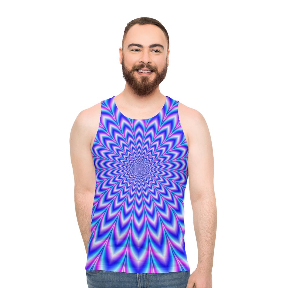 Psychedelic Trippy Optical Illusion Tank Top