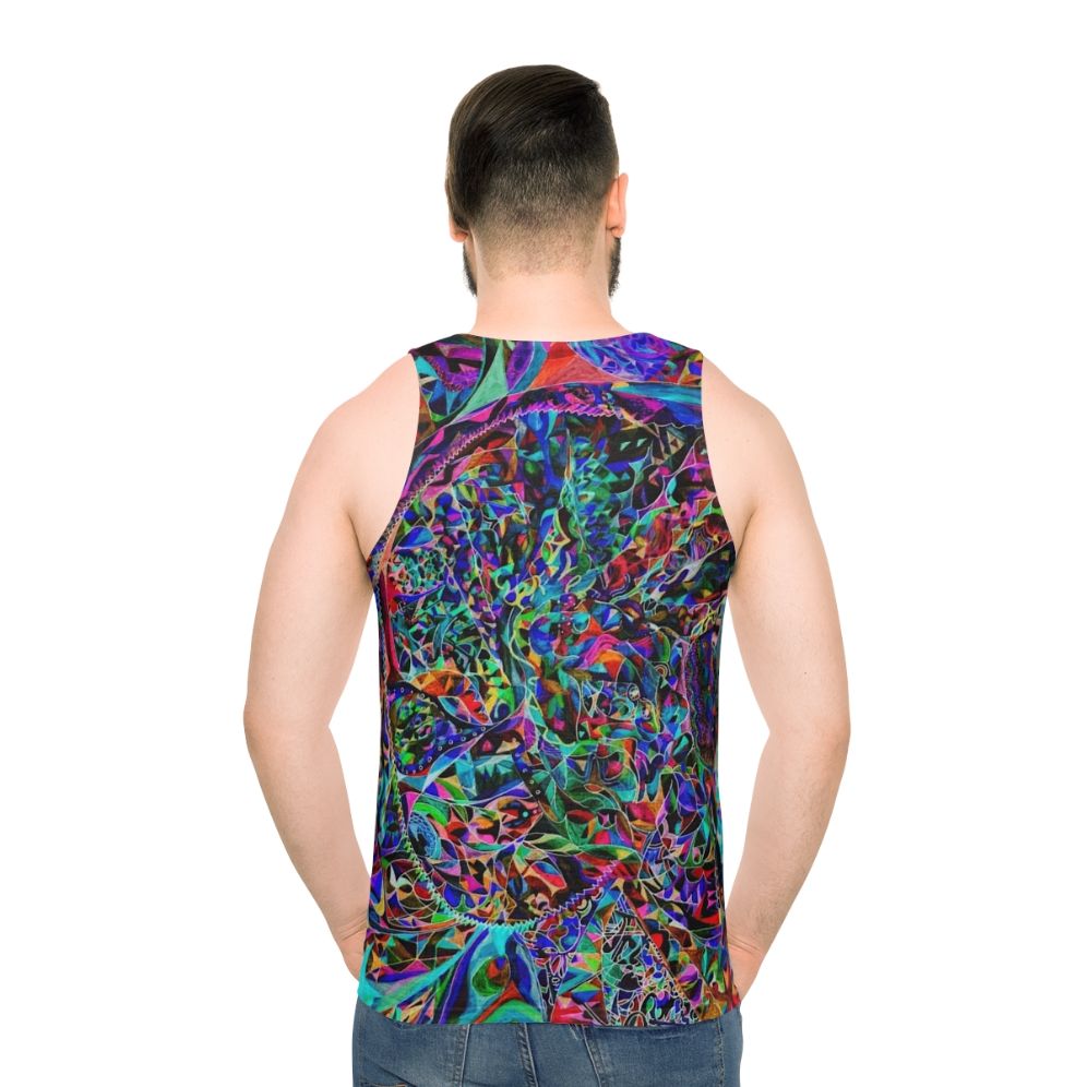 Psychedelic trippy unisex tank top