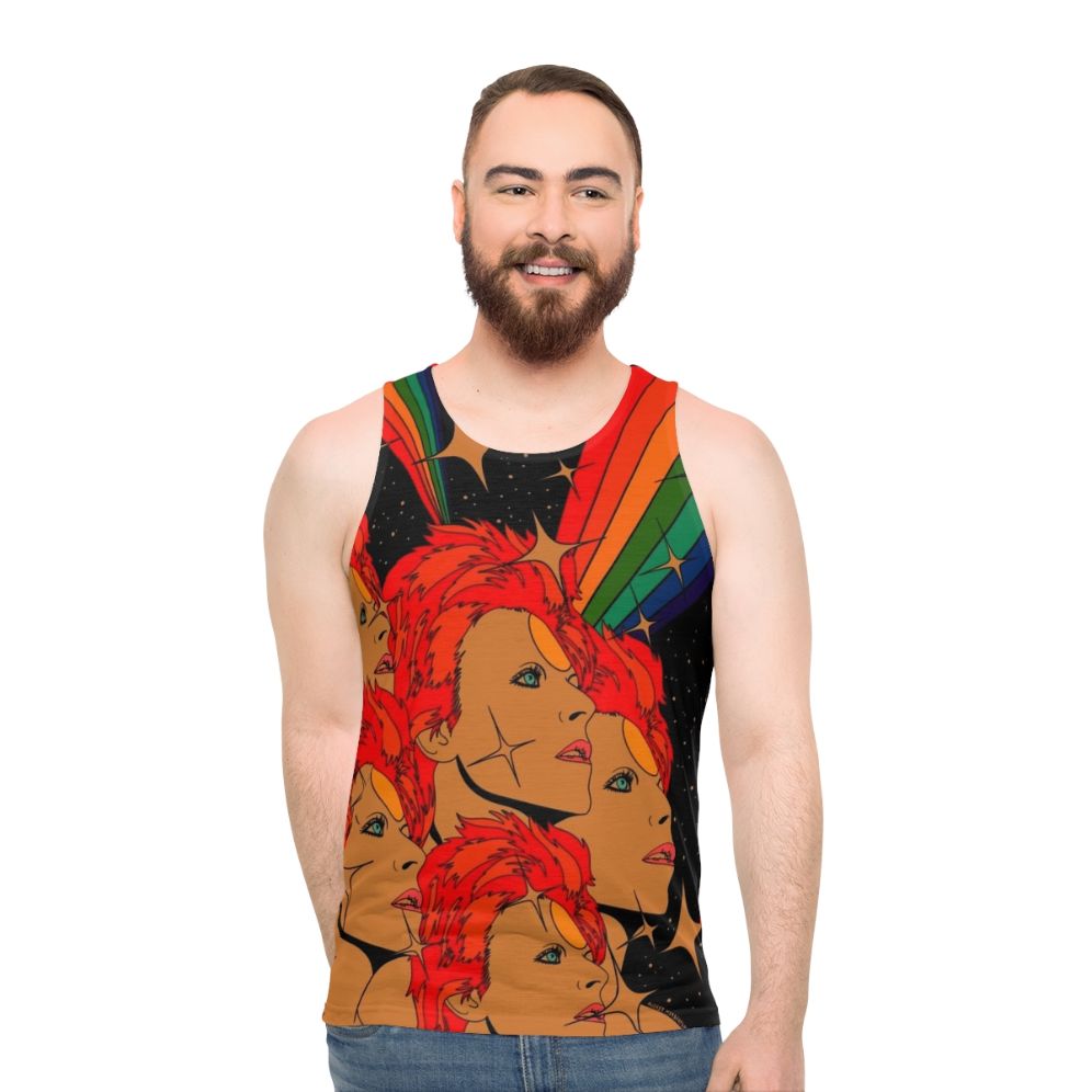 Psychedelic Unisex Starman Tank Top