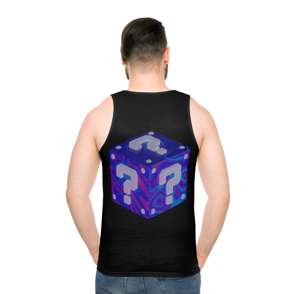 Psychedelic unisex tank top for electronic music and festivals