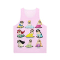 Pug Princesses Unisex Tank Top