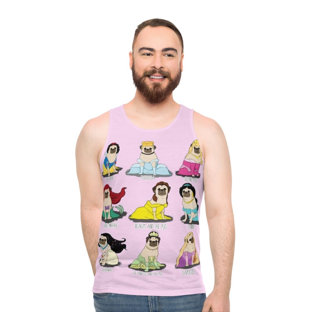 Pug Princesses Unisex Tank Top