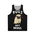 Pugs Not Drugs Unisex Tank Top