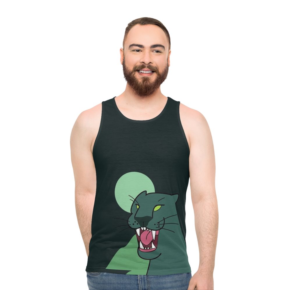 Puma Dark Green Gravity Falls Themed Unisex Tank Top