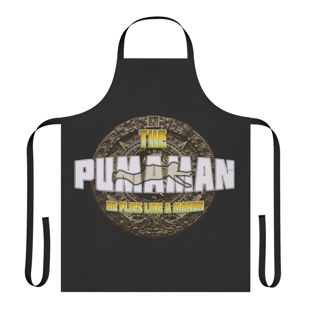Pumaman movie inspired graphic printed on a high-quality apron