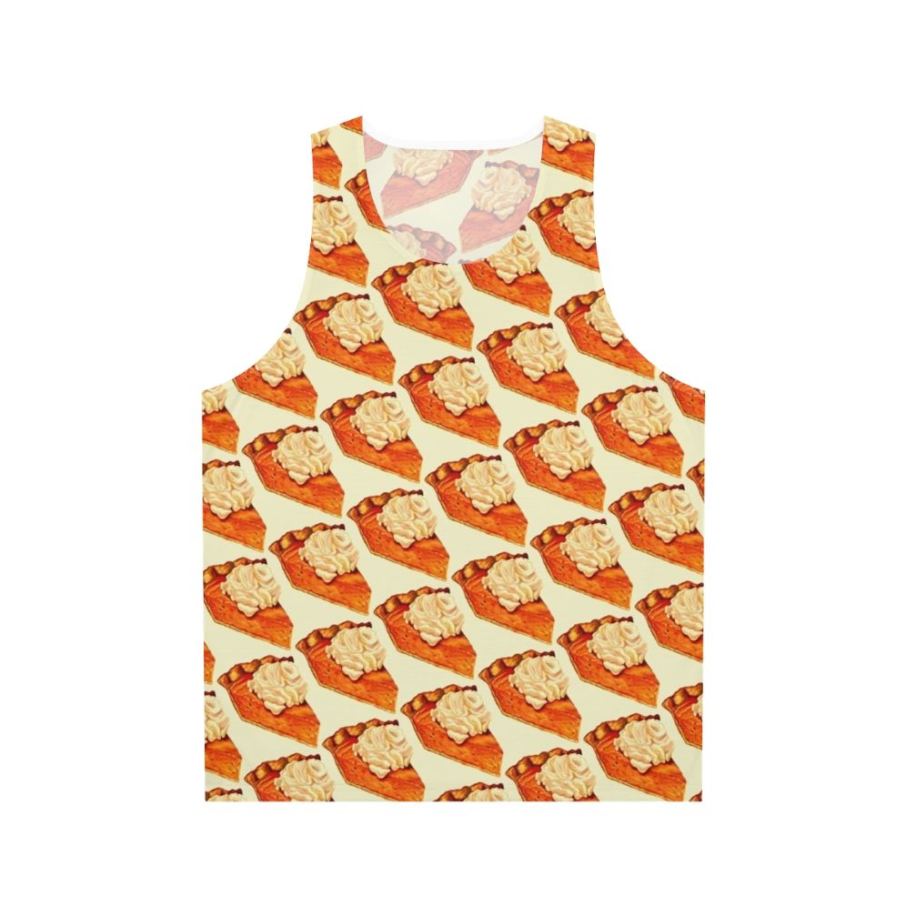 Pumpkin Pie Pattern Unisex Tank Top