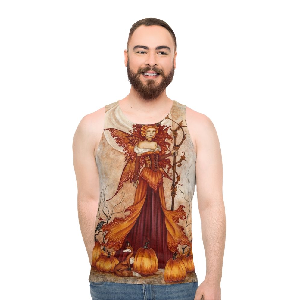 Pumpkin Queen Unisex Autumn Tank Top