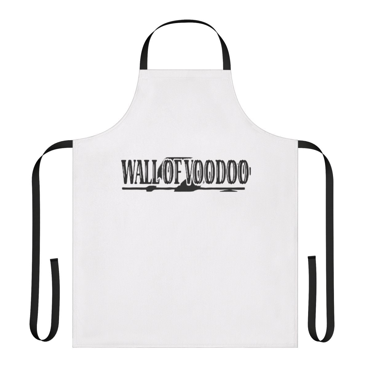 Wall of Voodoo band logo printed on a high-quality apron