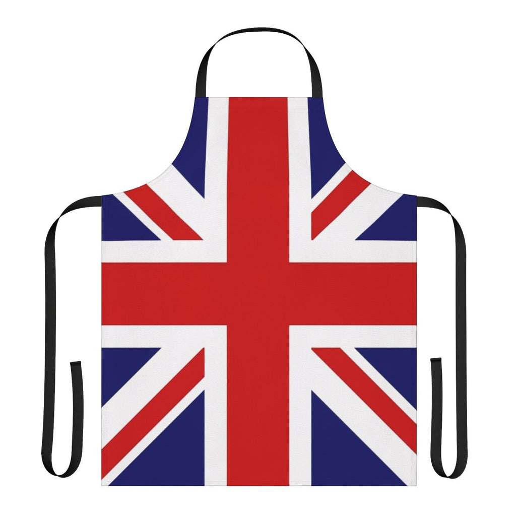 Punk cosplay apron featuring the Union Jack flag design
