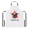 Customizable black apron with punk-inspired design