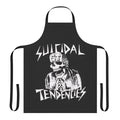 Suicidal Tendencies inspired punk metal apron featuring the band's iconic logo and design