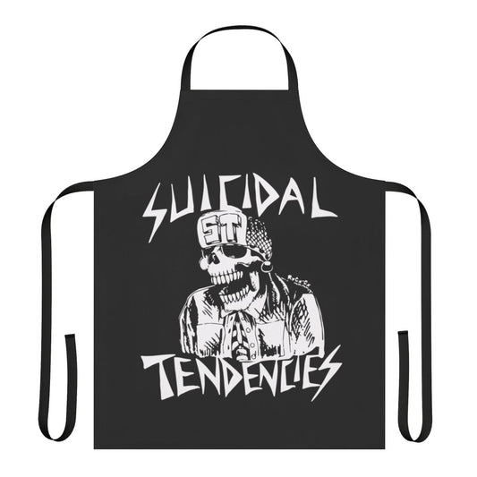 Suicidal Tendencies inspired punk metal apron featuring the band's iconic logo and design