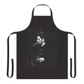 Punk rock apron featuring a smoking image of Shane Macgowan, the lead singer of the iconic Irish band The Pogues.