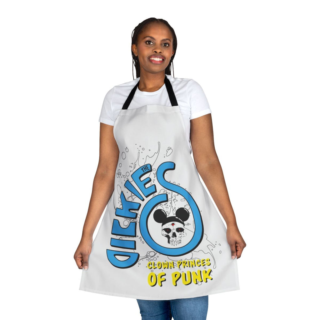 Punk rock apron featuring The Dickies' Clown Princes of Punk design