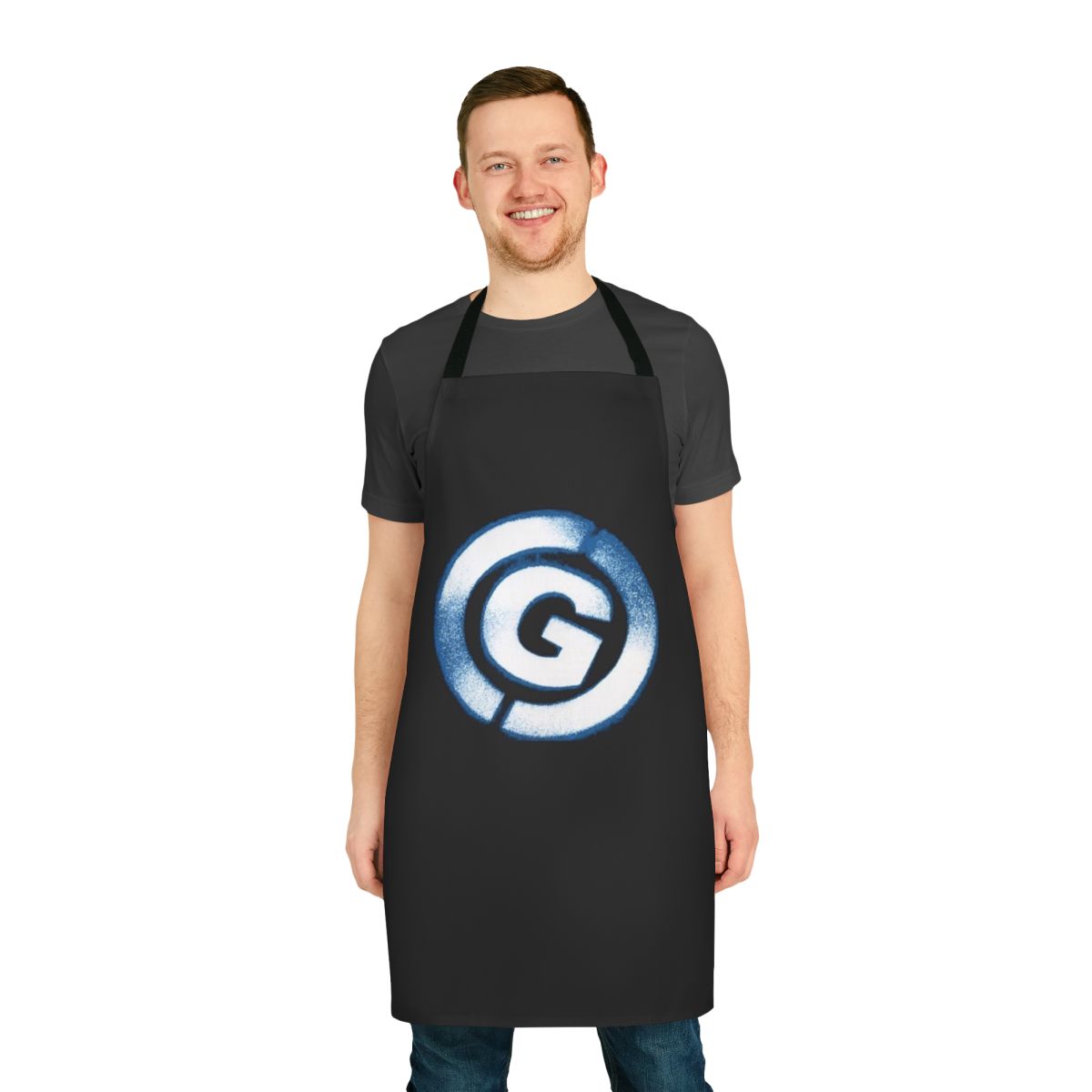 Punk rock inspired apron featuring Epitaph Records logo