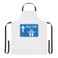 Apron featuring The Fall band logo and punk rock imagery