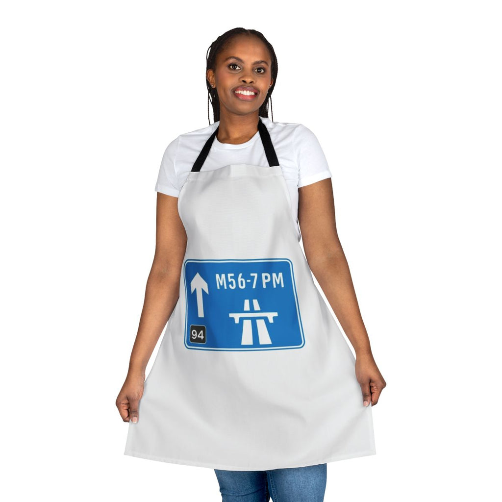 Apron featuring The Fall band logo and punk rock imagery