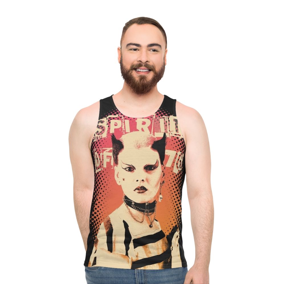 Punk rock catwoman unisex tank top
