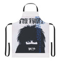 Punk rock-inspired apron with a Siouxsie and the Banshees design