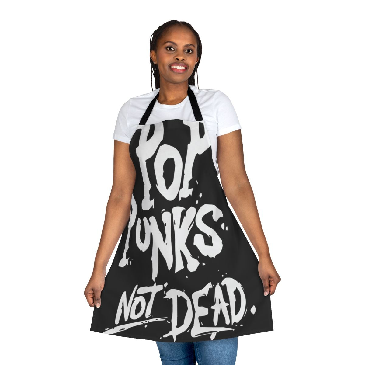 "Pop Punk's Not Dead" Punk Rock Themed Cooking Apron