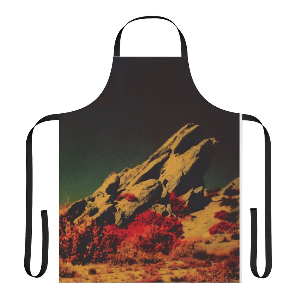 Punk rock style apron featuring the Dark Continent album cover design