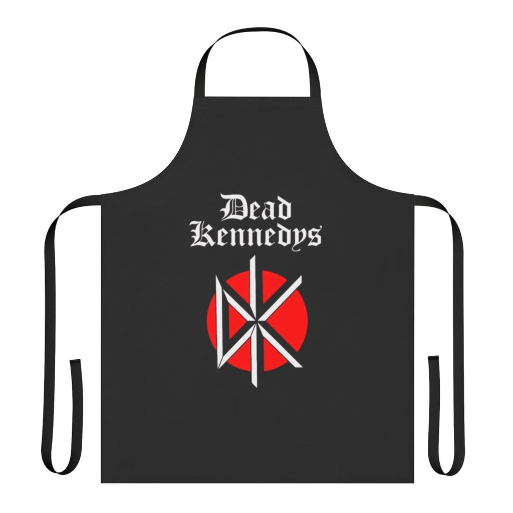 Punk rock-inspired apron featuring the iconic Dead Kennedys logo