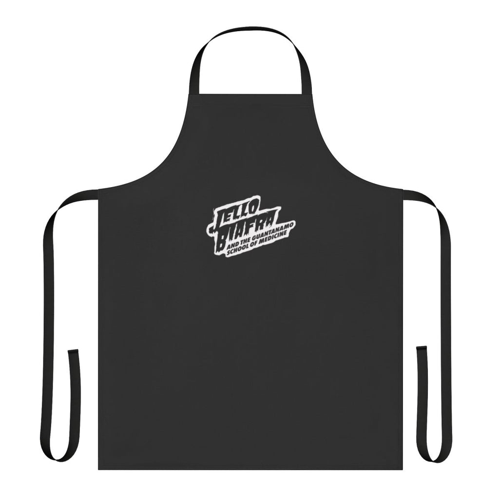 Punk rock-inspired apron featuring the iconic Jello Biafra and Dead Kennedys designs